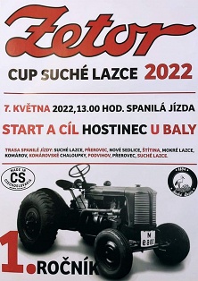 Pozvánka na Zetor cup Suché Lazce 2022