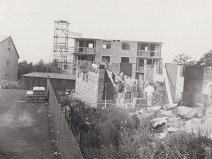 Výstavba hasičárny 1973