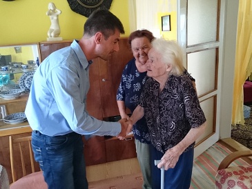 Naš občan paní Schrommová se doživá významného životního jubilea