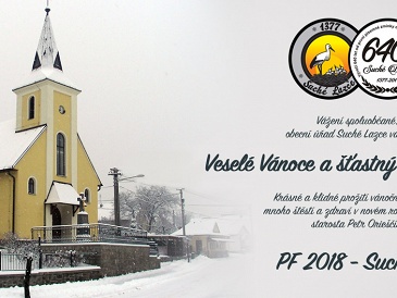 Vánoční přání starosty občanům Suchých Lazců 2017