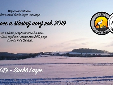 Obecní úřad přeje veselé Vánoce a šťastný nový rok 2019