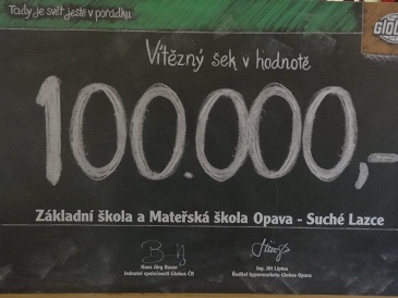 ZŠ a MŠ Suché Lazce zvítězily v soutěži Globusu