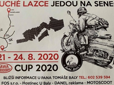 Úterní vyjížďka výpravy - Suché Lazce jedou na Senec