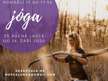 Jóga v Suchých Lazcích opět od 14.9.2020