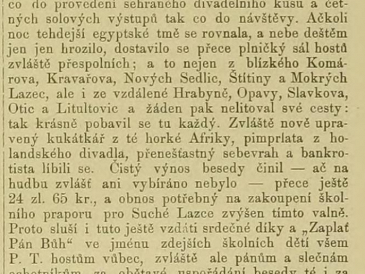 Beseda s mokrolazeckými ochotníky (divadelní představení)