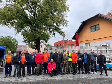 Suché Lazce jedou do Dalešic - JAWA CUP 2022 - výjezd