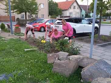 Brigáda klubu důchodců před posvícením 2023