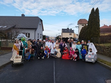 Fotografie z pochování basy 2024