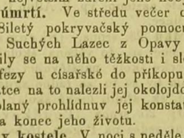 Náhlé úmrtí Leopolda Lyska