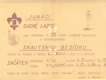 Sakutská besídka 1946 (Junáci Suché Lazce)