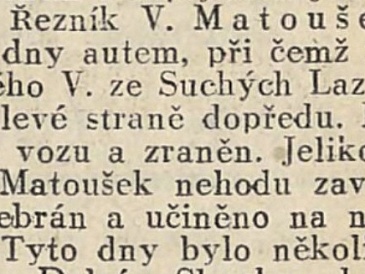 Srážka povozu s autem