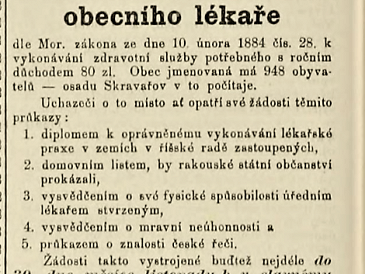 Konkurs na obecního lékaře v S. Lazcích