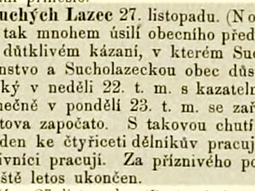 Sucholazecké představenstvo započalo se stavbou hřbitova