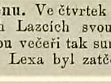 Zedník Kašpar Lexa zabil svou ženu