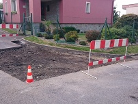 Křižovatka Májová a Na pískovně