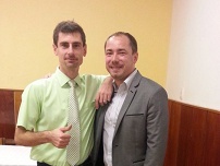 místostarosta P. Nelešovský a starosta P. Orieščík