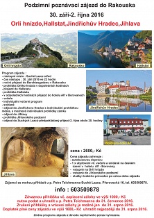 Podzimní poznávací zájezd do Rakouska Orlí hnízdo