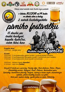 Pozvánka na 2. ročník Sucholazeckého pivního festiválku