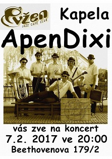Sucholazecký hudebník Vás zve na vystoupení kapely ApenDixi