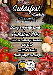 Pozvánka na 3. ročník Gulášfest 2017 - soutěž o nejlepší guláš