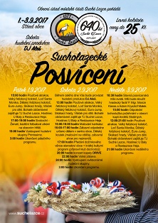 Pozvánka na sucholazecké posvícení 2017