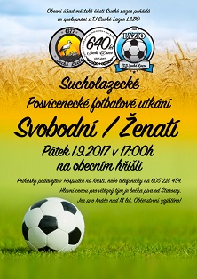 Pozvánka na posvícenecké fotbalové utkání Svobodní Ženatí 2017