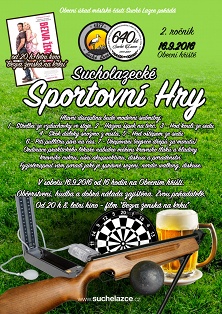 Pozvánka na 2. Obecní sportovní hry v Suchých Lazcích