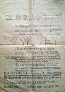 Výlet - vzhůru do přírody z roku 1933