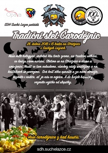 Pozvánka na tradiční slet Čarodějnic duben 2018