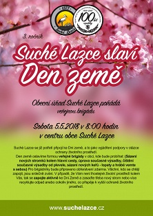 Pozvánka na 3 ročník Suché Lazce slaví Den země 2018