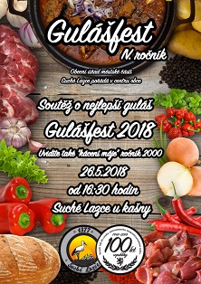 Pozvánka na 4. ročník Gulášfest 2018 - soutěž o nejlepší guláš