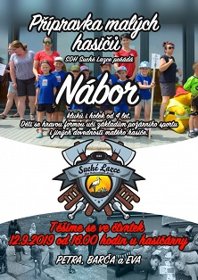 Přípravka malých hasičů pořádá nábor