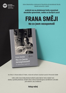 Pozvánka na představení knihy Paměti Frana Směji