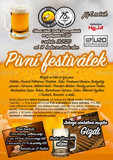 Pozvánka na 6. ročník Pivního festiválku v Suchých Lazcích