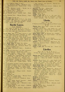 Chytilův úplný adresář 1925 - Suché Lazce