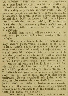 Výlet školní mládeže na louku - U mlýnka