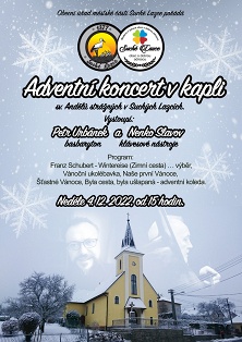 Pozvánka na Adventní koncert v kapli 2022