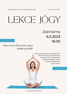 Začínají lekce JÓGY