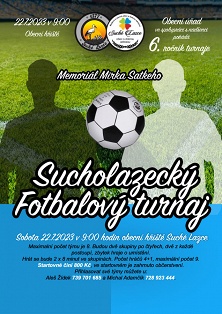 Pozvánka na Sucholazecký fotbalový turnaj 2023