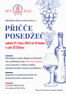 Pozvánka na oslavy 50. výročí souboru Bejatka