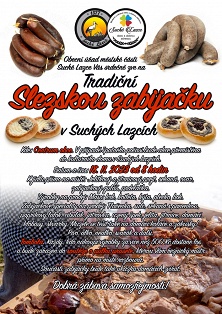 Pozvánka na tradiční Slezskou zabijačku v Suchých Lazcích