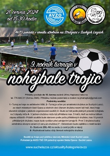 Pozvánka na turnaj v nohejbale trojic 2024 na Strážnici