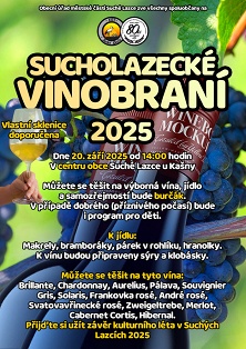 Pozvánka na Sucholazecké vinobraní 2025