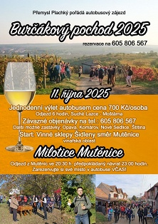 Pozvánka na Burčákový pochod 2025