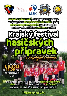 Pozvánka na festival hasičských přípravek 2026