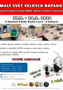 Pozvánka na výstavu modelů lega 2026