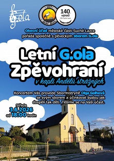 Pozvánka na Letní G.OLA Zpěvohraní 2026