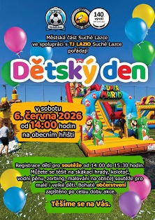 Pozvánka na Dětský den 2026