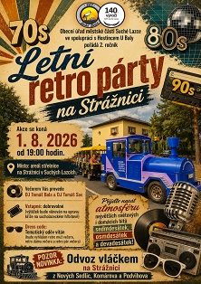 Pozvánka na Letní retro párty na Strážnici 2026