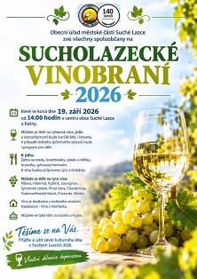 Pozvánka na Sucholazecké vinobraní 2026